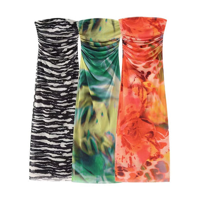 Abito lungo doppiato fantasia donna MUST HAVE