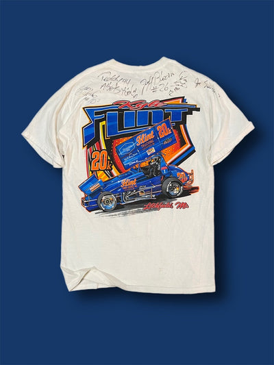 T-shirt Nascar firmata Kyle Flint vintage tg M Thriftmarket BAD PEOPLE