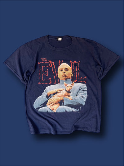 Tshirt vintage Dr Evil Austin Powers tg XL Thriftmarket BAD PEOPLE