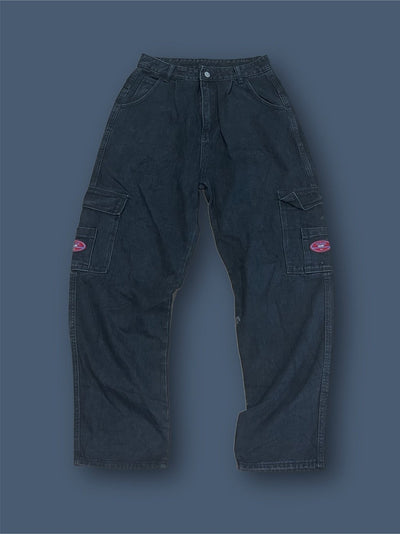 Pantalone Wake Jeans nero vintage tg 34/36 Thriftmarket BAD PEOPLE