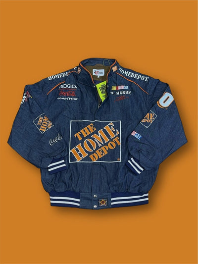 Bomber Nascar vintage Home Depot tg L Thriftmarket BAD PEOPLE