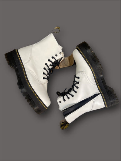 Dr martens jadon bianco vintage nuovo tg 40 Thriftmarket BAD PEOPLE