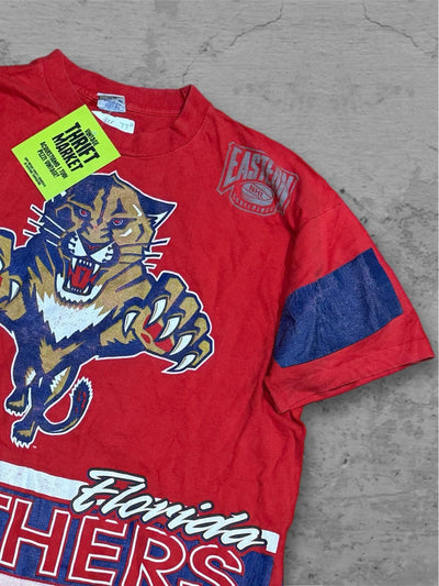 T-Shirt NHL Florida panthers vintage tg L Thriftmarket BAD PEOPLE