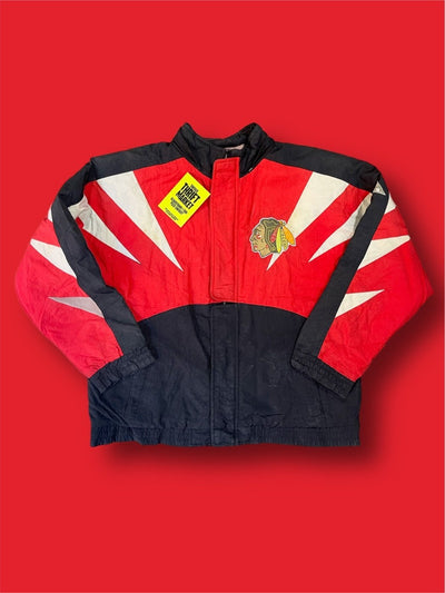 Bomber chicago Blackhawks vintage tg L Thriftmarket BAD PEOPLE