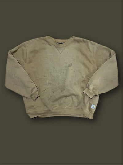 Felpa pesante vintage Carhartt tg XXL cammello Thriftmarket BAD PEOPLE