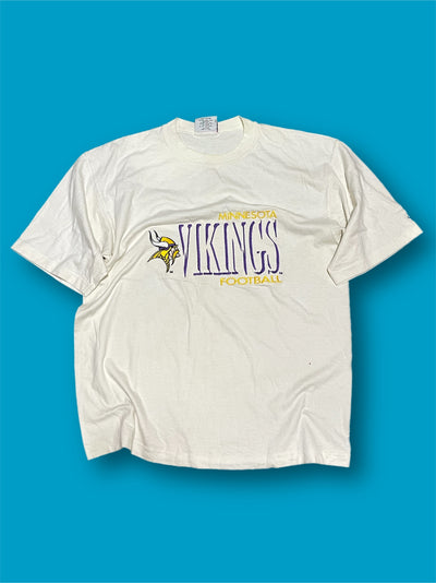 T-shirt NFL Minnesota Vikings vintage tg L Thriftmarket BAD PEOPLE