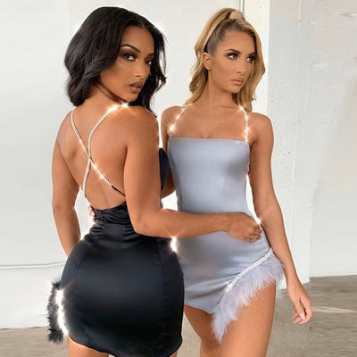 Skirt Feather Lace Dress MUST HAVE