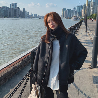 Montone lux Granular Velvet Motorcycle Clothing Black MUST HAVE