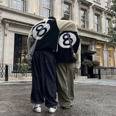 Casual Loose Two-sided Lamb Wool Jacket MUST HAVE