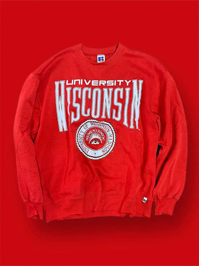 Felpa girocollo Russel Wisconsin tg XL Thriftmarket