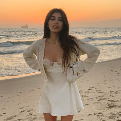 Abito Abbie corto romantic donna Creamy-white MUST HAVE