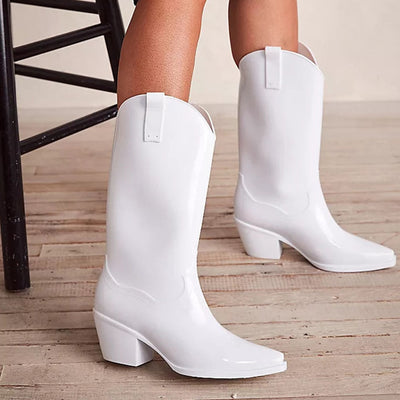 Cowboy Boots total white Melissa MUST HAVE