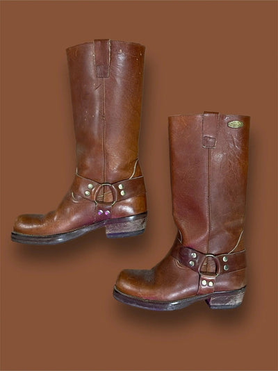 Stivale pelle vintage tg 36 1/2 Thriftmarket