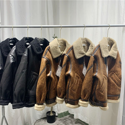 Loose Lamb Wool Coat Women MUST HAVE